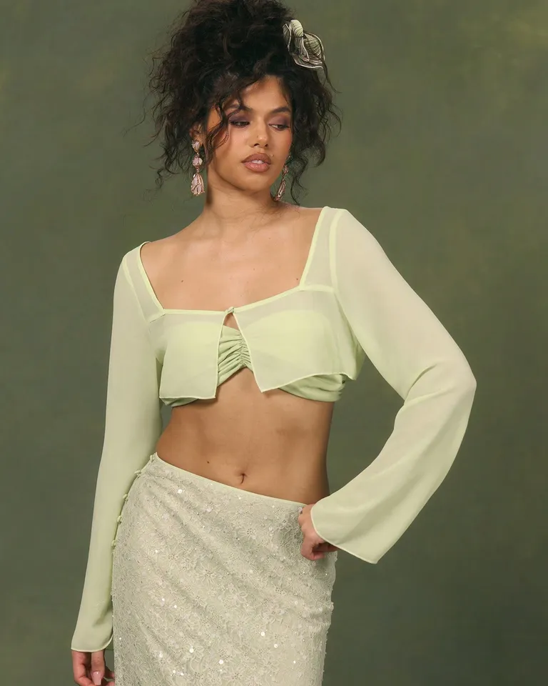 Blusa gasa escote cuadrado de Musera en Blusas para argentina