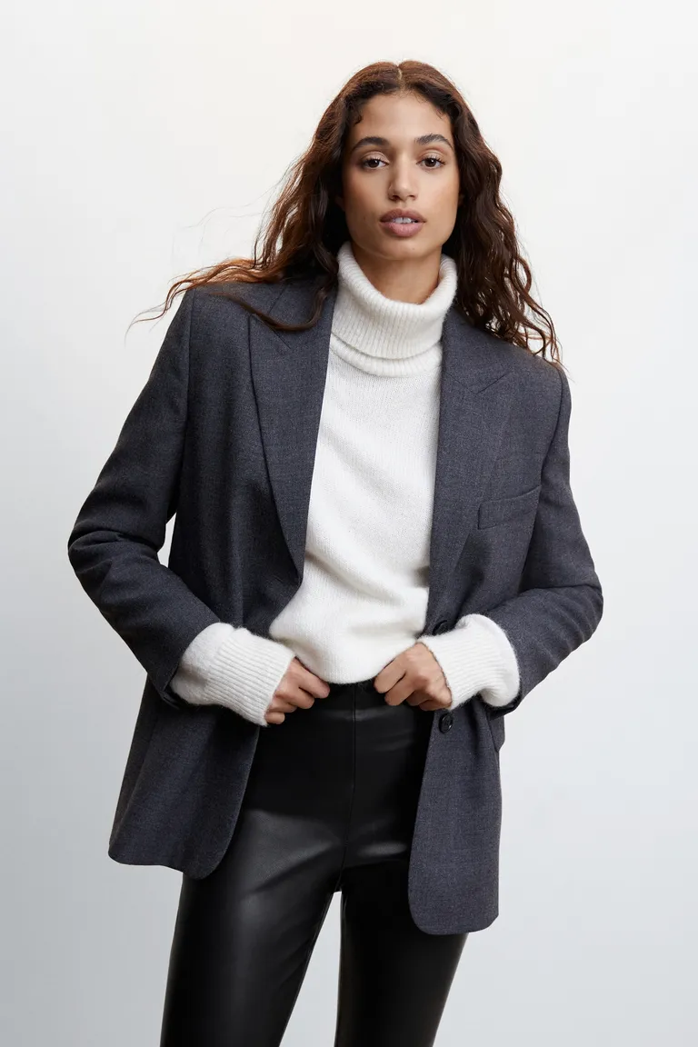 Leggings efecto cuero aberturas de Mango en Pantalones para argentina