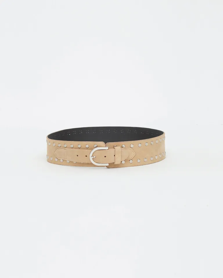 Cinturón de gamuza con tachas metálicas - Elegancia y estilo para tu atuendo de Ay Not Dead en Cinturones para argentina