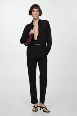 Pantalón traje recto de Mango en Pantalones para argentina