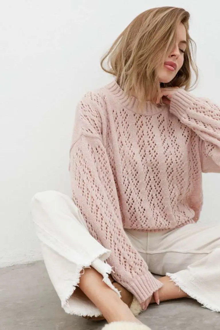 Sweater Calado Espigas de Hesed en Buzos y Sweaters para argentina