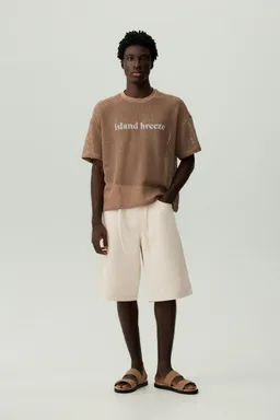 Remera calada estampada de Lefties en Remeras y Polos para argentina