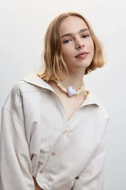 Camisa crop abullonada de Mango en Camisas para argentina