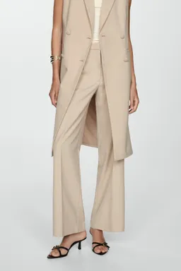 Pantalón recto con pinzas de Mango en Pantalones para argentina