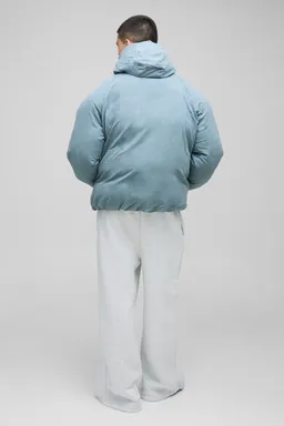 Campera puffer con capucha acolchada de Boohooman en Abrigos y Camperas para argentina