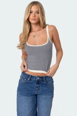 Musculosa saylor rayas tejida de Edikted en Tops para argentina