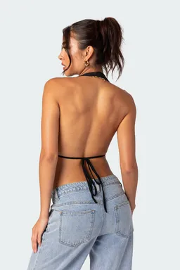 Top halter con abertura de Edikted en Tops para argentina