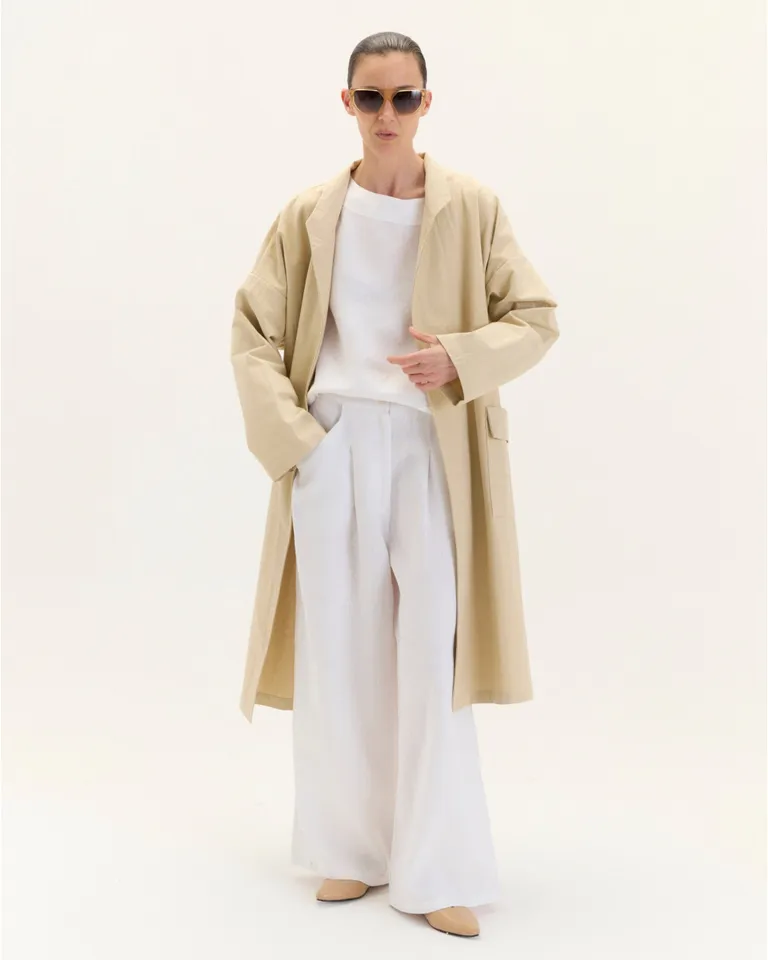 Pantalón regular de cintura elástica y cierre invisible lateral de Blue Sheep en Pantalones para argentina