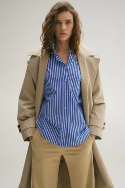 Camisa rayas combinada de Mango en Camisas para argentina