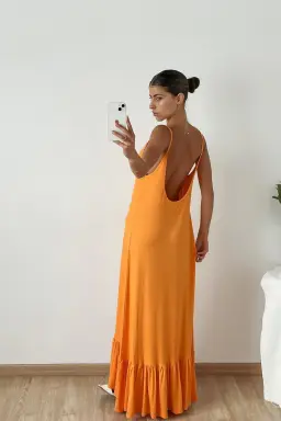 Vestido Maxi Escote Espalda de Benka en Vestidos para argentina