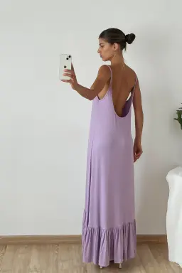 Vestido Maxi Escote Espalda de Benka en Vestidos para argentina