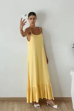 Vestido Maxi Escote Espalda de Benka en Vestidos para argentina