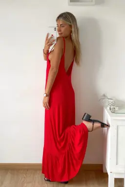 Vestido Maxi Escote Espalda de Benka en Vestidos para argentina