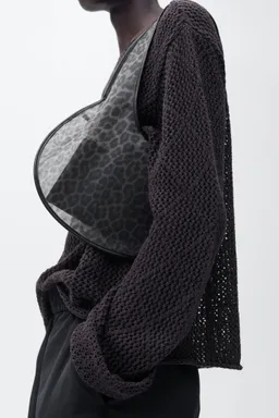 Bolso semitransparente leopardo de Mango en Bolsos y Carteras para argentina