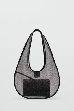 Bolso semitransparente leopardo de Mango en Bolsos y Carteras para argentina
