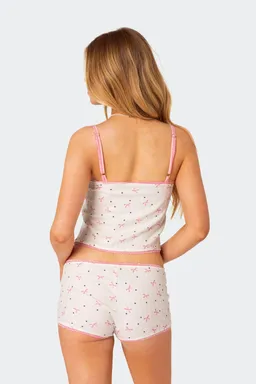 Musculosa estampada pointelle de Edikted en Tops para argentina