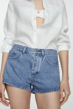 Shorts jean tiro medio de Mango en Shorts para argentina
