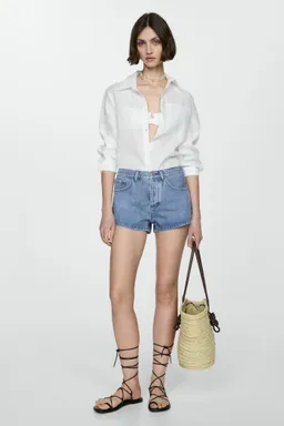 Shorts jean tiro medio de Mango en Shorts para argentina