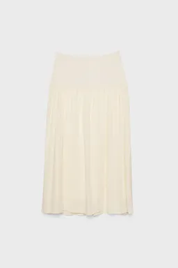 Falda midi fluida combinada de Stradivarius en Faldas para argentina