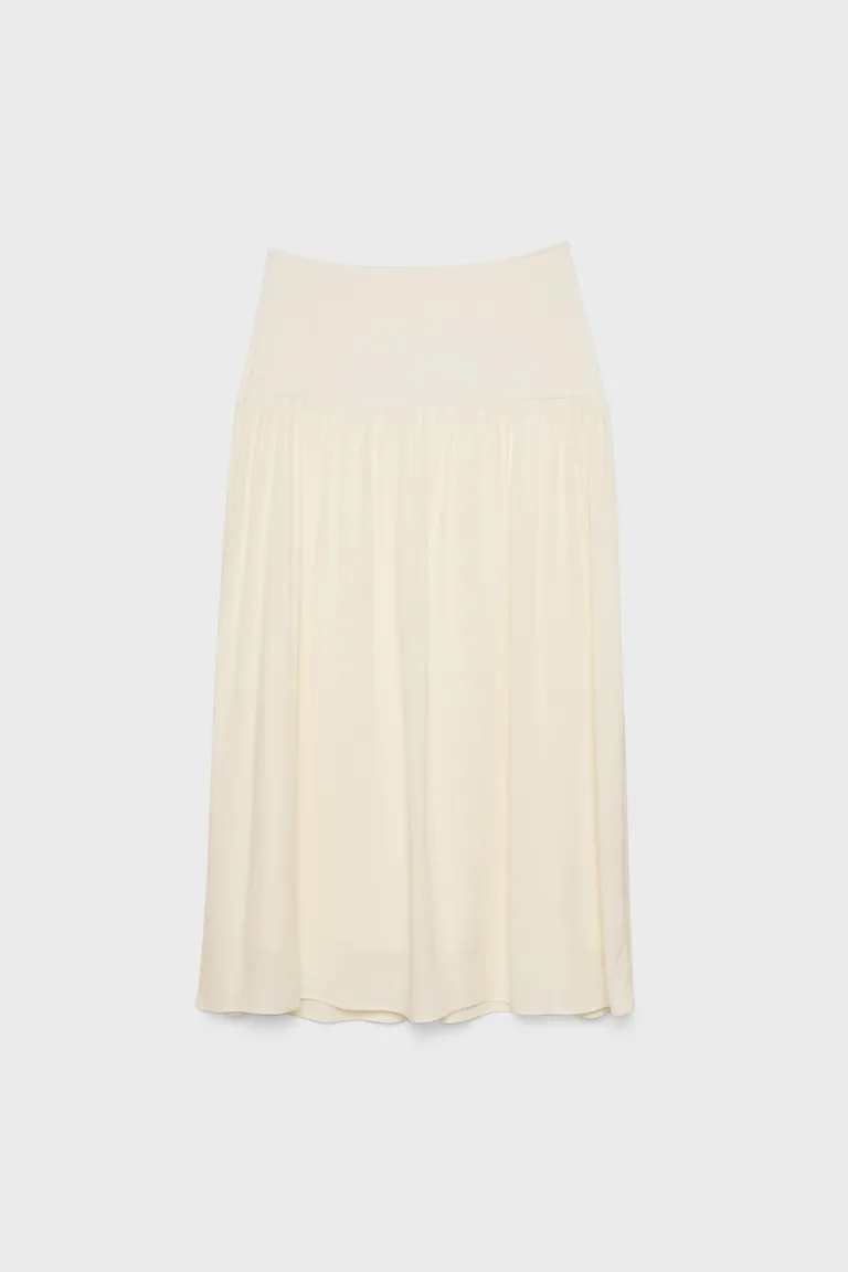 Falda midi fluida combinada de Stradivarius en Faldas para argentina