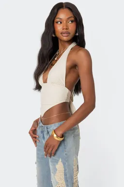 Top halter triángulo espalda descubierta de Edikted en Tops para argentina