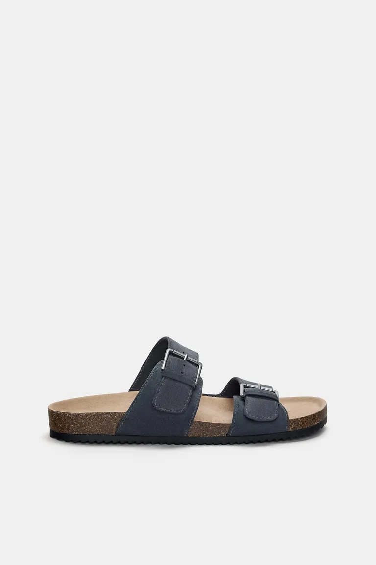 Sandalias planas con hebilla de Pull&Bear en Sandalias y Ojotas para argentina