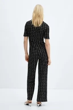 Mono tweed manga corta de Mango en Monos para argentina