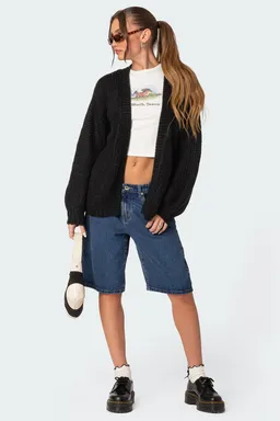 Cardigan anina tejido oversized de Edikted en Buzos y Sweaters para argentina