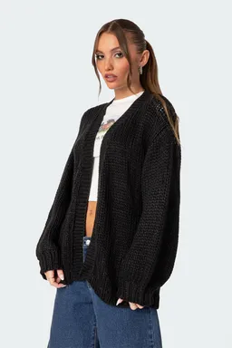Cardigan anina tejido oversized de Edikted en Buzos y Sweaters para argentina
