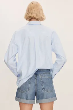 Shorts denim momfit tiro alto de Mango en Shorts para argentina
