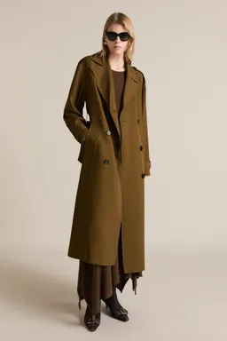 Trench largo oversize lyocell de Mango en Chaquetas para argentina