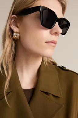 Trench largo oversize lyocell de Mango en Chaquetas para argentina