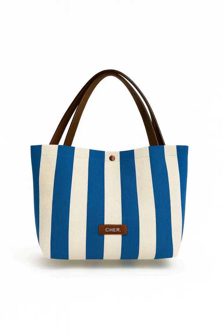 Cartera bicolor de tejido técnico con detalles de cuero de Maria Cher en Bolsos y Carteras para argentina