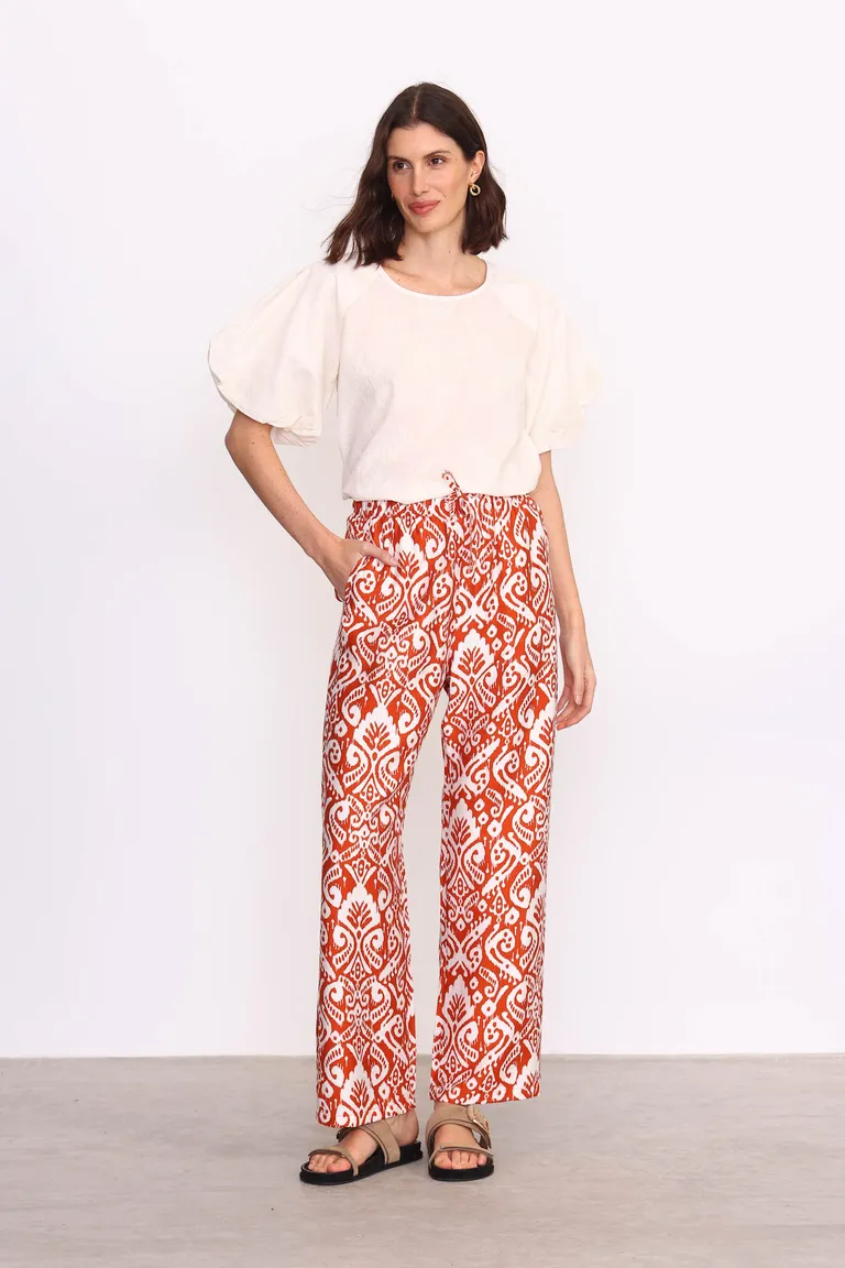 Pantalón étnico estampado para mujer, diseño distintivo y versátil de Yagmour en Pantalones para argentina