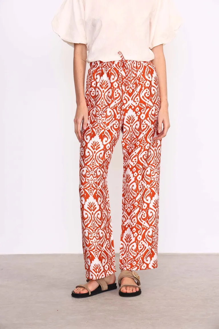 Pantalón étnico estampado para mujer, diseño distintivo y versátil de Yagmour en Pantalones para argentina