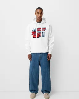 Sudadera cars wearable capucha oversize de Bershka en Buzos y Sweaters para argentina