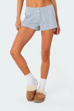 Short rayado tiro bajo de Edikted en Shorts para argentina
