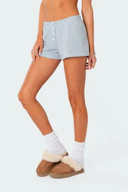 Short rayado tiro bajo de Edikted en Shorts para argentina