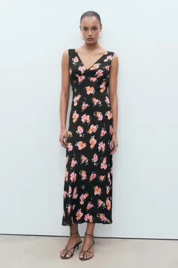 Vestido largo floral de Mango en Vestidos para argentina