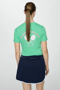 Remera algodón mensaje estampado de Mango en Remeras para argentina