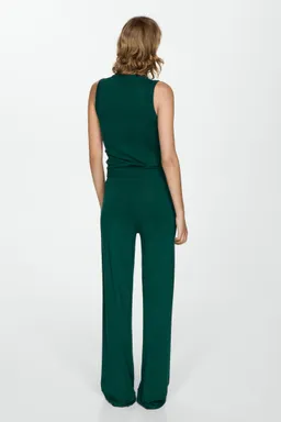 Pantalón punto wideleg de Mango en Pantalones para argentina