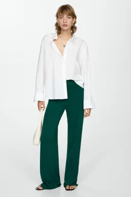 Pantalón punto wideleg de Mango en Pantalones para argentina