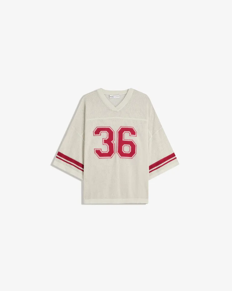 Remera deportiva manga corta mesh de Bershka en Remeras y Polos para argentina