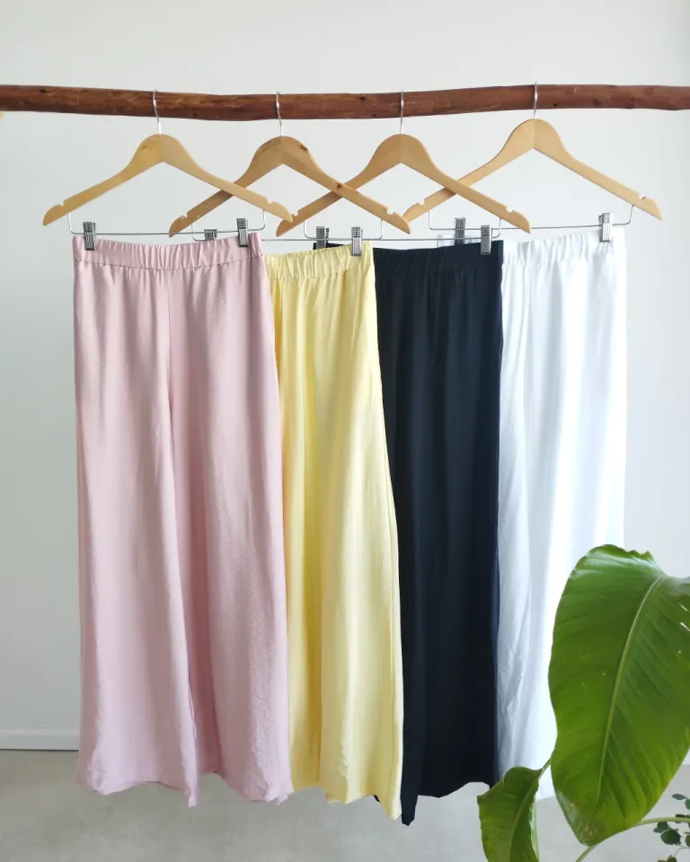 Pantalón palazzo con bolsillos laterales para mujer de Lemmon en Pantalones para argentina