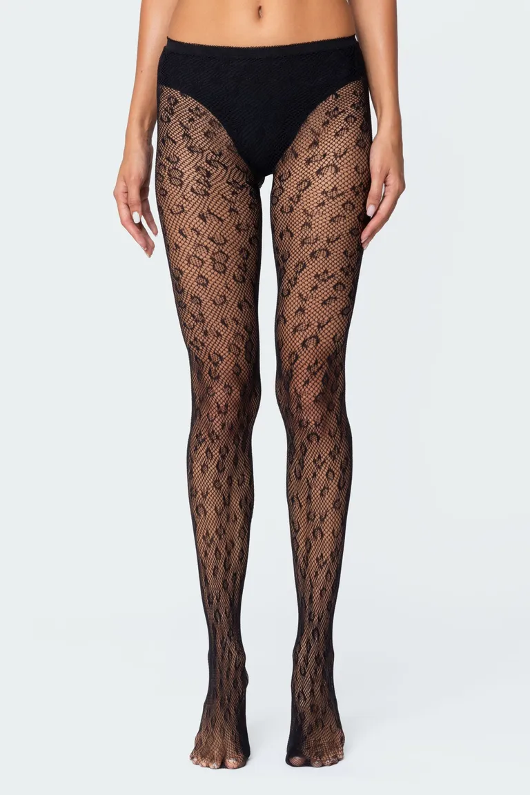 Calzas estampado leopardo de Edikted en Ropa Interior y Medias para argentina
