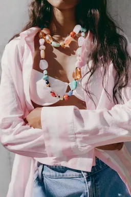 Camisa algodón rayas de Mango en Camisas para argentina