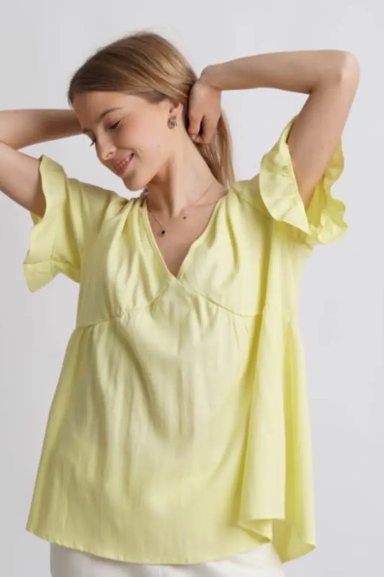 Blusa Cuello V de Hesed en Blusas para argentina