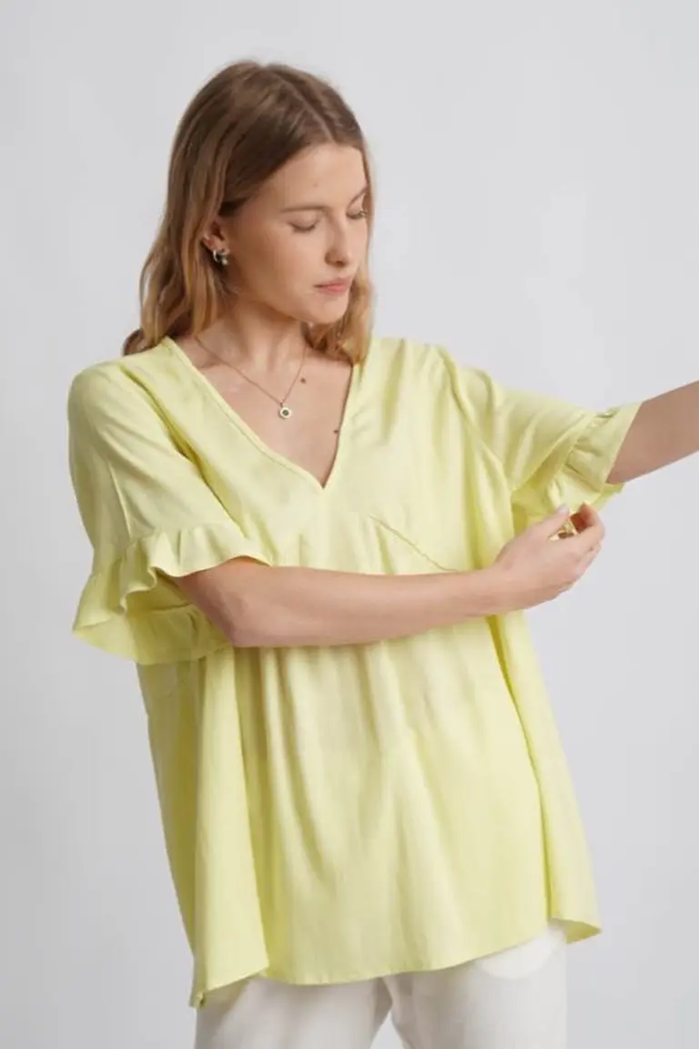 Blusa Cuello V de Hesed en Blusas para argentina