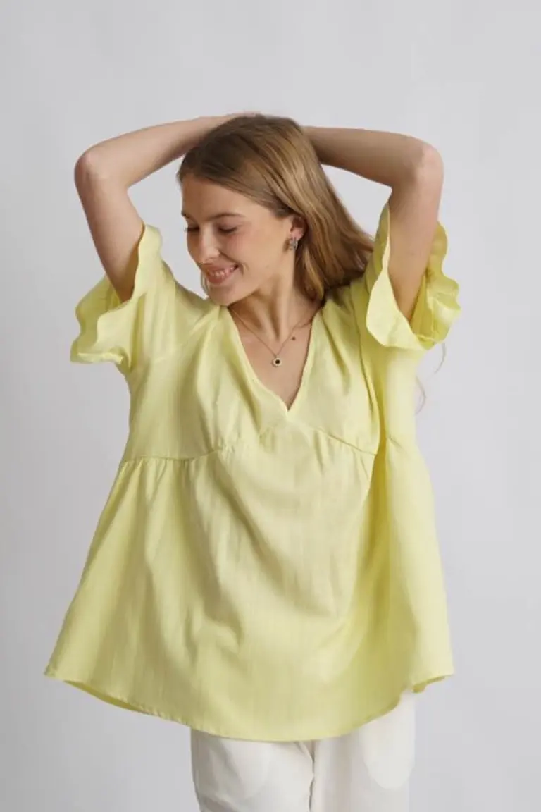 Blusa Cuello V de Hesed en Blusas para argentina