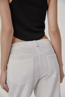 Pantalon sastrero lurex blanco de Rock & Stories en Pantalones para argentina